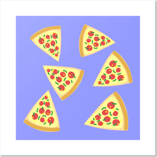 Pizza slices Posters and Art